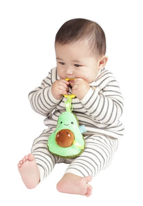 avocado | teether rattle