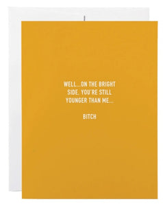 on the bright side | sweary card