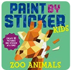 zoo | paint by sticker kid