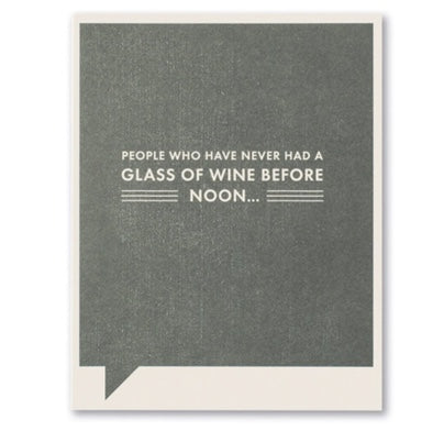 people who have never | friendship card