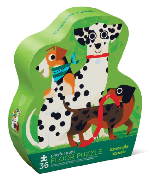 36 pc playful pups | floor puzzle