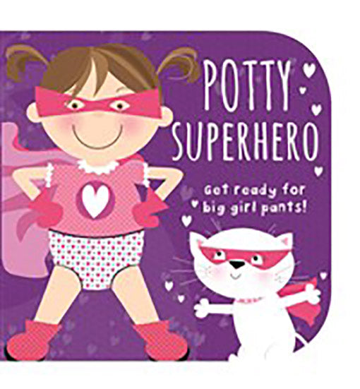 potty superhero girl | book