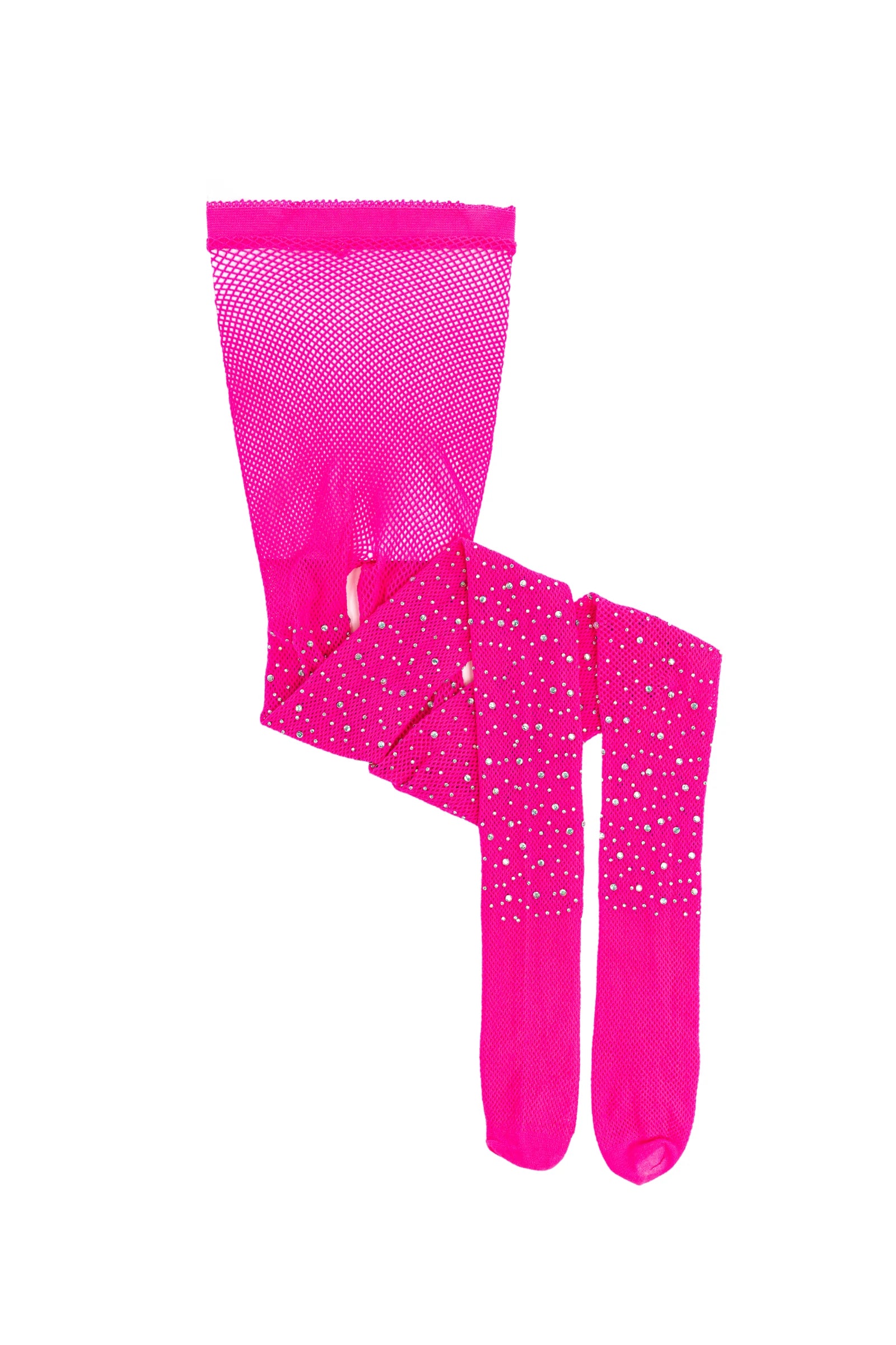 rhinestone | hot pink tights