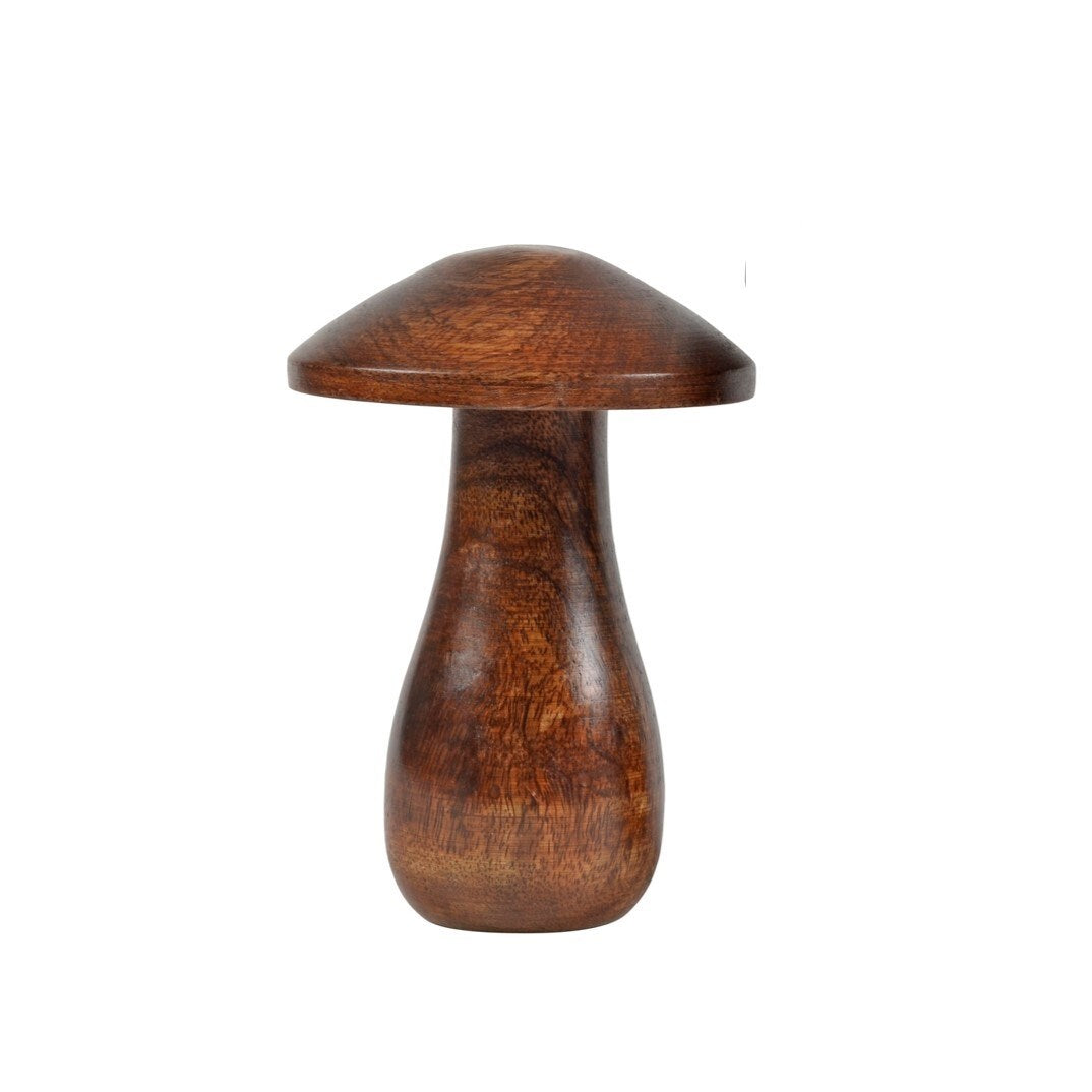 alora | medium wooden mushroom