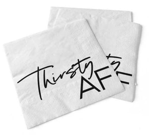 thirsty | beverage napkins