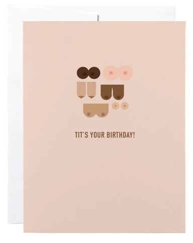 tits your birthday | card