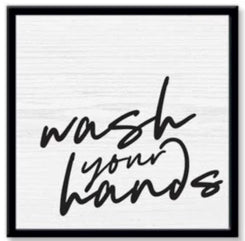 wash your hands | sign