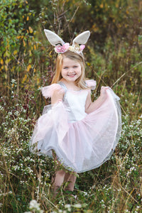 woodland bunny | medium dress + headpiece